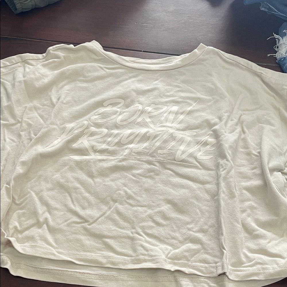 Born Primitive Cream Logo Tee